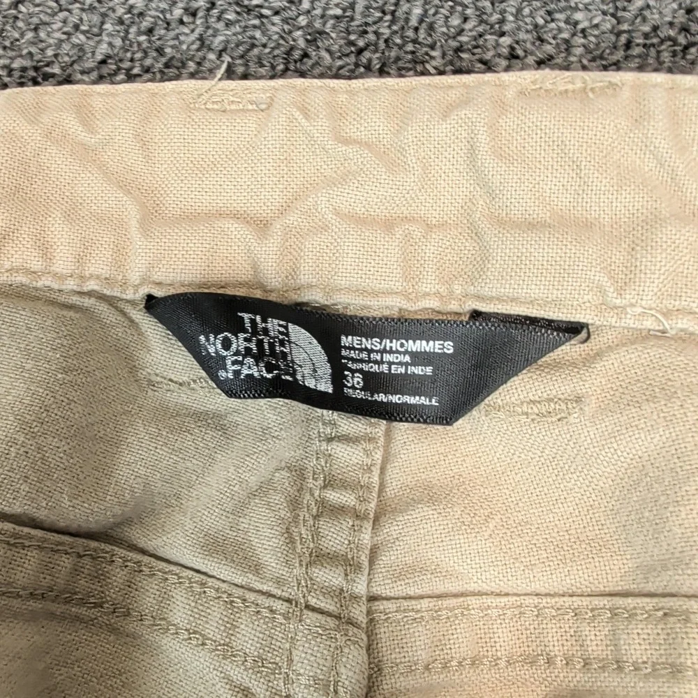 The North Face Motion Pants Size 36 Mens Khaki Tan Outdoor Hiking Stretch Casual